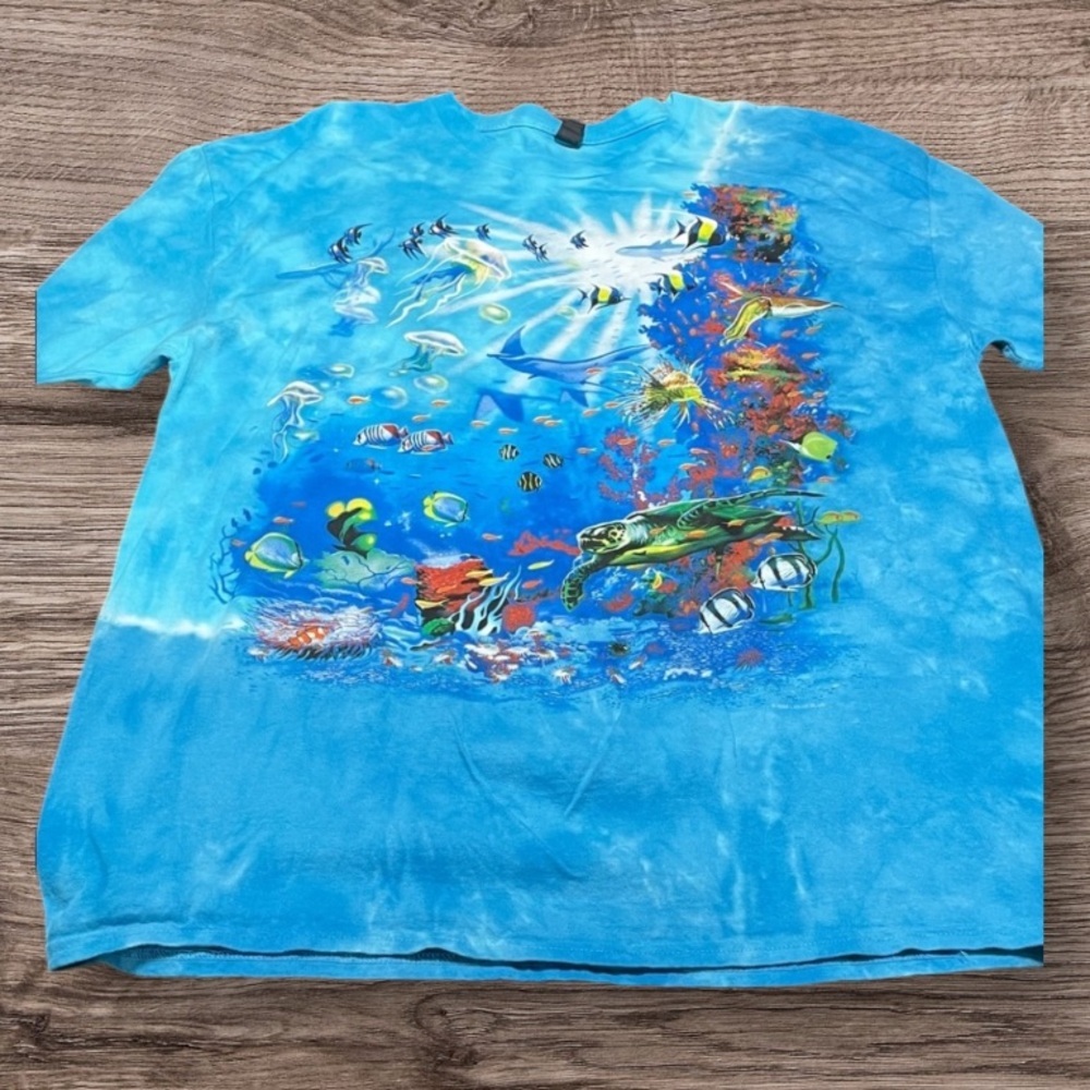 Sea World Shirt liquid blue size 2XL